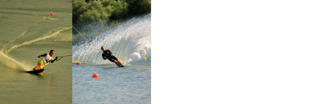 David und Maria..... beim Slalom